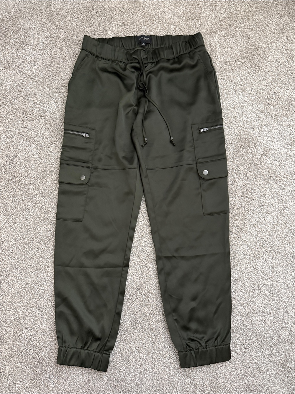 Banana Republic Dark Olive Cargo Jogger Pants